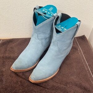 Elegant Blue Ankle Boots